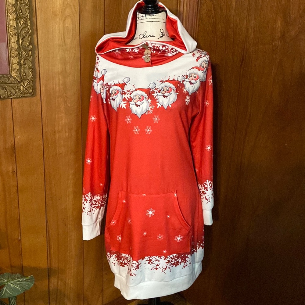 Pretty Girl Ugly Christmas Hooded Garment NWOT